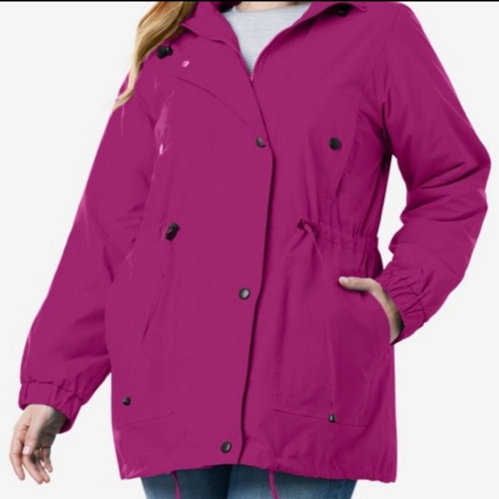 Woman Within Teslon Jacket Sz 6X